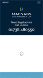 Mobile Screenshot of macnabs-law.co.uk